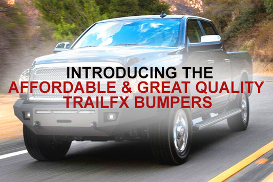 Introducing the affordable & great quality TrailFX bumpers