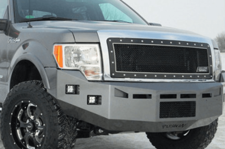 Fusion heavy-duty off-road steel front bumper for Ford F150 trucks