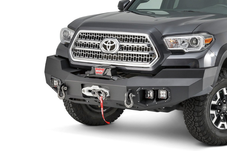 Warn Toyota Tundra front bumper engineered for strength, durability, and off-road use