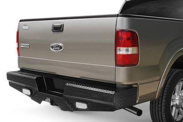 Rugged steel rear bumper designed for 2006–2008 Ford F150 trucks