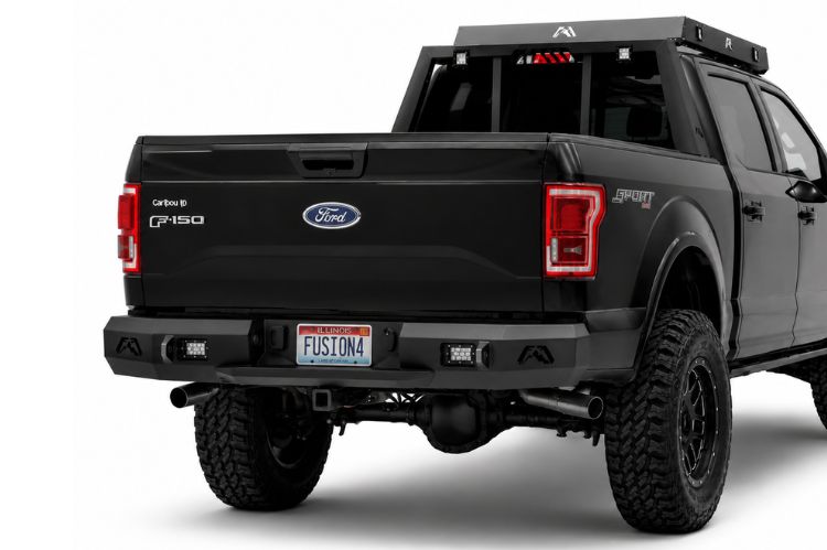 Rear bumpers for 2009–2014 Ford F-150 trucks offering rugged protection, durable construction, and an OEM-quality fit