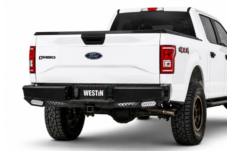 Rear bumpers for 2015–2020 Ford F-150 trucks designed for durable protection, modern styling, and an exact vehicle fit