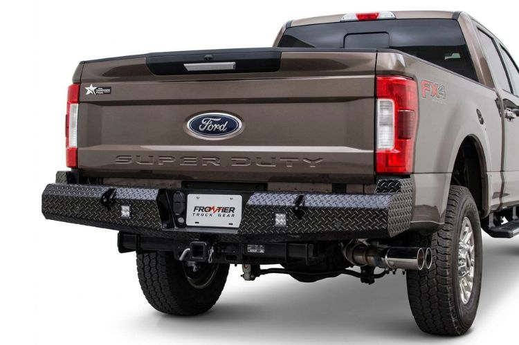2023–2026 Ford F‑250/F‑350 Super Duty heavy‑duty rear bumper, aftermarket upgrade engineered for durability, towing support, and rugged off‑road protection.