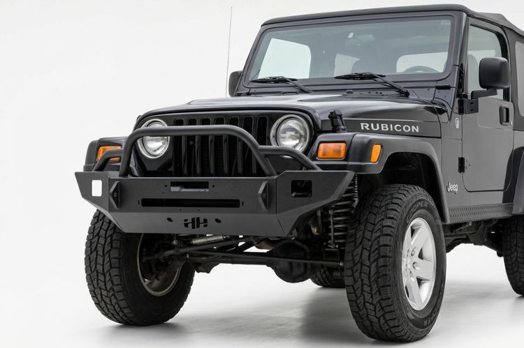 Jeep Wrangler YJ/TJ with Hammerhead steel off-road front bumper