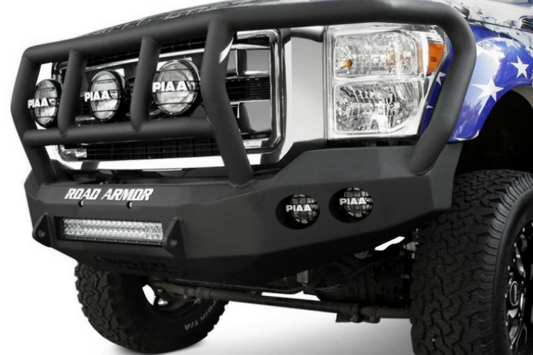 Road Armor Stealth Full Guard Front Bumper | Bumperonly.com