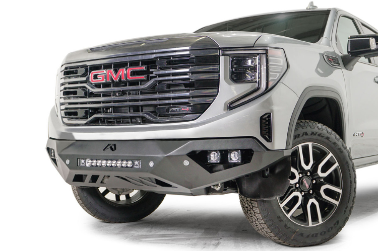 2023–2025 GMC Sierra 1500 front bumper, offering superior protection