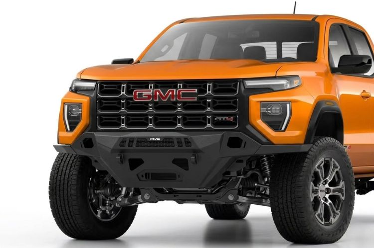 GMC Canyon with DV8 Offroad steel off-road front bumper