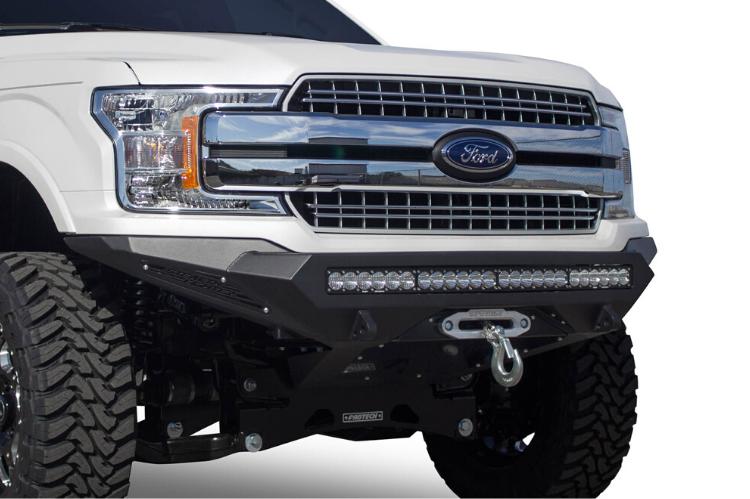 Heavy-duty aftermarket front bumper for 2018–2020 Ford F150