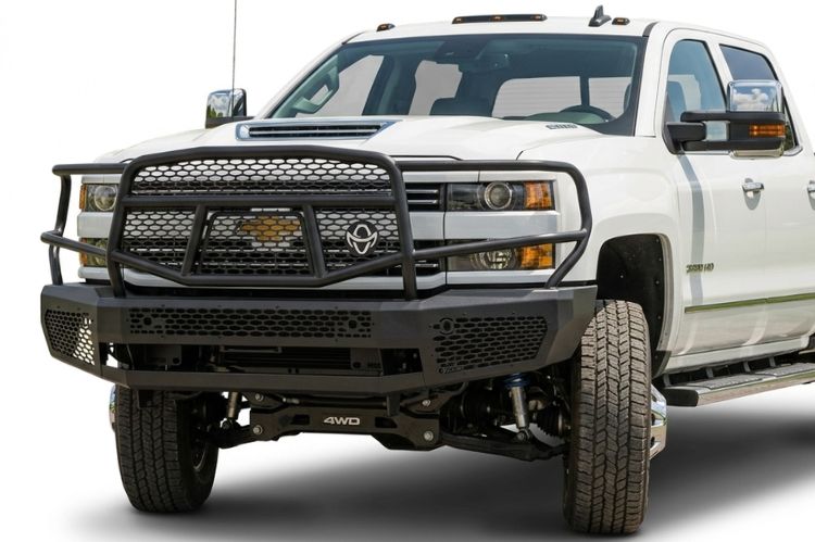 Heavy-duty Ranch Hand front bumper replacements for 2015-2018 Chevy Silverado 2500 and 3500