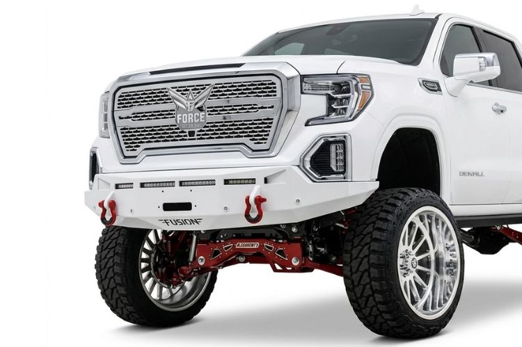 Fusion front bumpers featuring rugged styling, reliable protection, and practical upgrades for truck builds