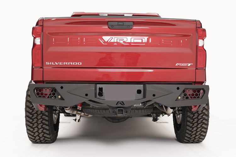 Aftermarket steel rear bumper upgrade for 2019–2022 Silverado 1500