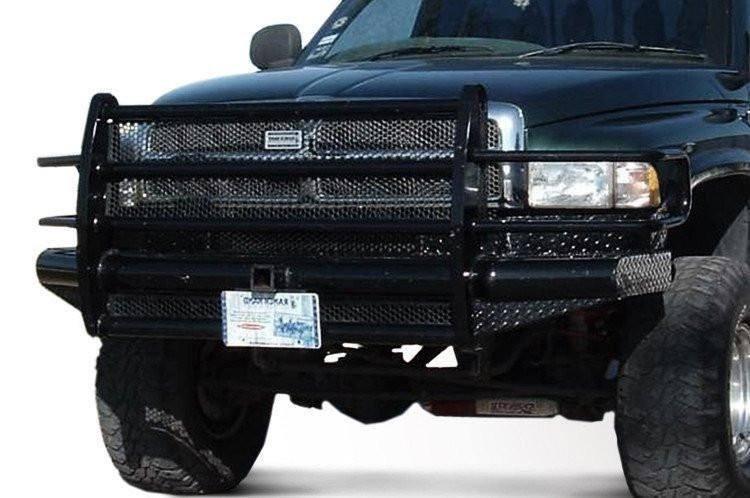 Rugged steel front bumper for 1994–2001 Dodge Ram 1500 pickup trucks