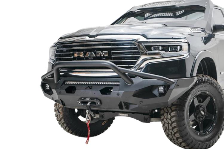Off-road replacement front bumper for Dodge Ram 1500