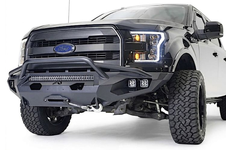 Fab Fours Aero front bumpers combining modern styling, protection, and truck functionality