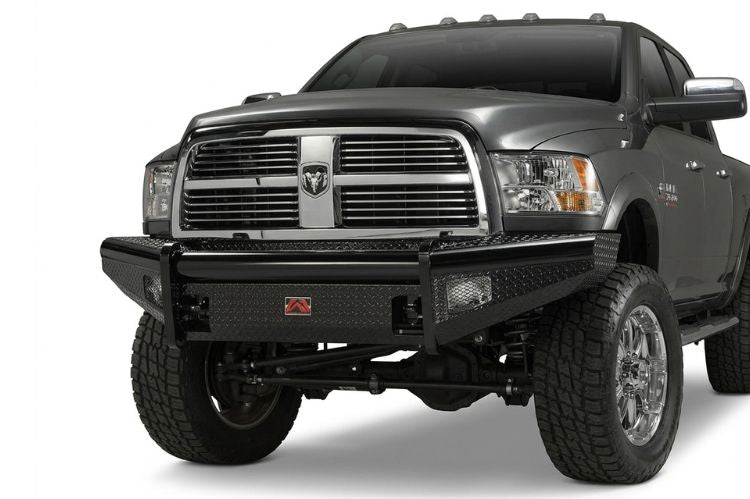 Fab Fours Black Steel front bumpers built for truck protection, durability, and rugged styling