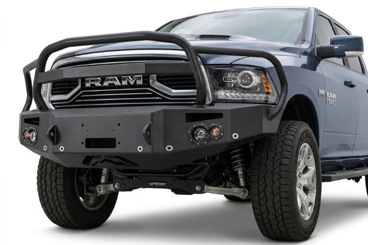Fab Fours Premium front bumpers showcasing advanced design, durable steel construction, and refined styling