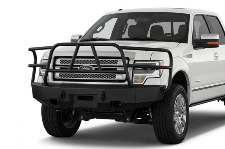 Aftermarket steel front bumper upgrade for 2009–2014 Ford F150