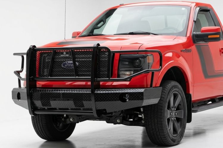 Ford replacement bumper collection featuring aftermarket front and rear bumpers for F250, F350, and Super Duty trucks, designed for durability and style.