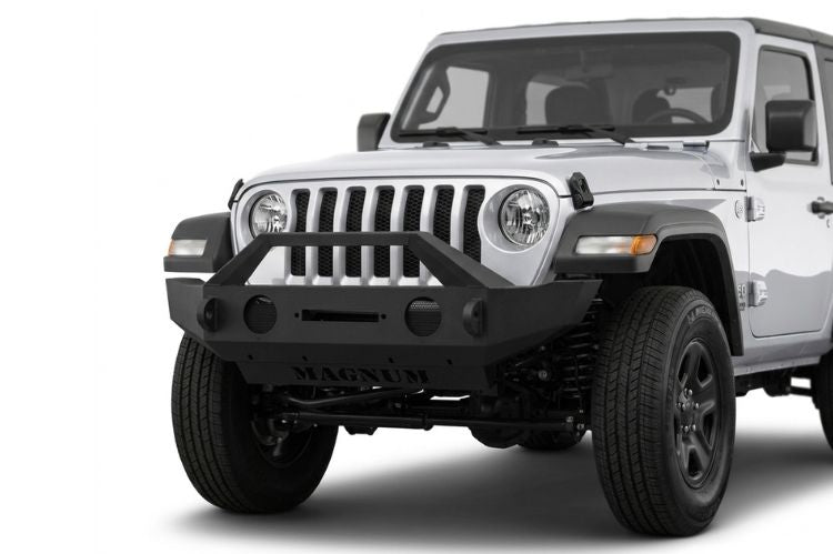 Magnum Raptor Series front bumpers featuring aggressive styling, durable steel construction, and truck-ready protection