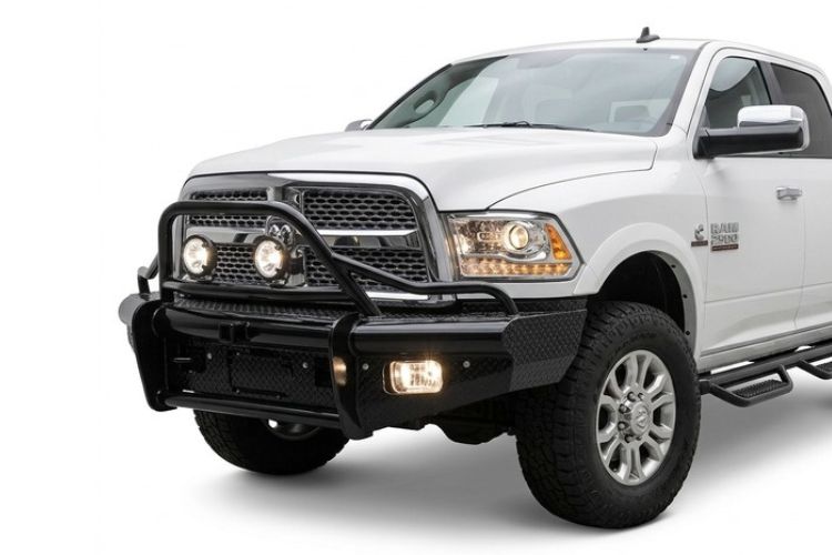 Ranch Hand Bullnose front bumpers featuring distinctive rounded styling and rugged designs for truck protection and custom builds