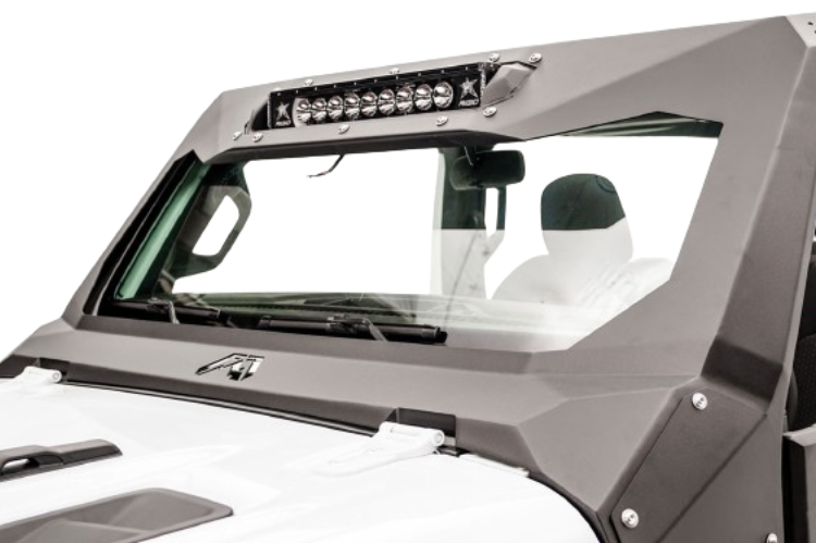 Vicowl installed on front of truck for enhanced appearance