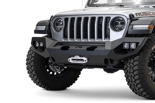 Fab Fours JL18-X4651-1 Jeep Gladiator 2020-2024 Matrix Front Bumper Winch Ready No Guard