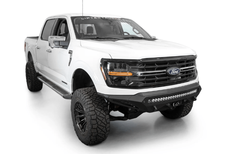 ADD Stealth Fighter front winch bumper for Ford F150 2024–2026 with rugged off-road design