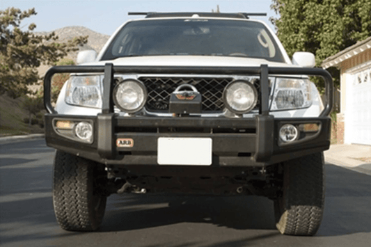ARB 3438290B Nissan Pathfinder 2009-2012 Deluxe Front Bumper Winch Ready with Grille Guard, Black Powder Coat Finish