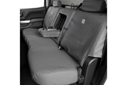 Covercraft SSC8489CAGY Chevy Silverado 2500HD/3500HD 2021-2022 Carhartt Rear Seat Covers Gravel