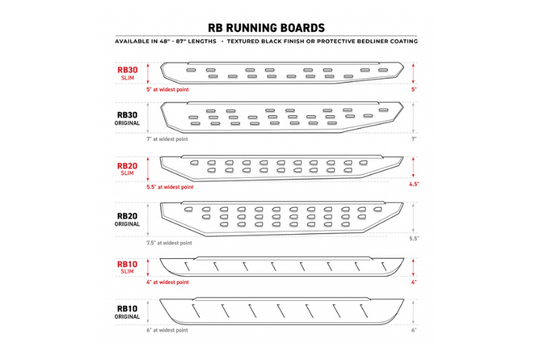 Go Rhino 69404887ST GMC Sierra 2500HD/3500HD 2020-2025 RB20 Slim Line Running Boards Crew Cab with Mounting Brackets Kit
