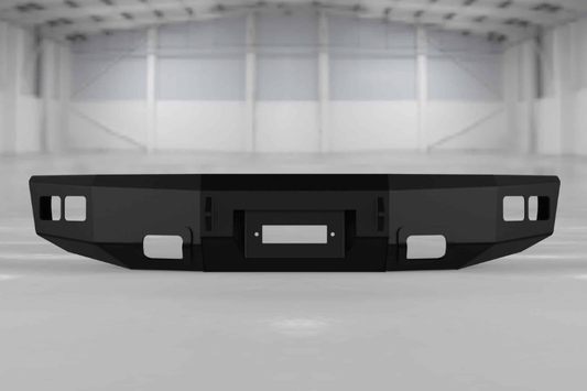 Aftermarket Hammerhead front bumper for Silverado 2500/3500 (1988-2000), model 600-56-0185, designed for winch integration and durability