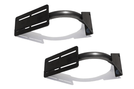 Dual black RotoPax mounts for 2 or 3 gallon cans by Lod Offroad
