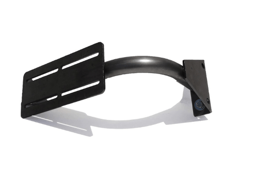 Single RotoPax mount by Lod Offroad in black textured finish for fuel cans