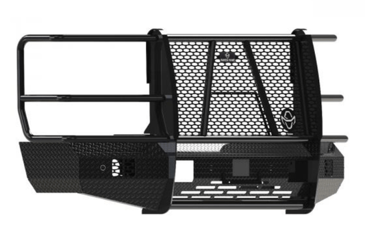 Ranch Hand FSF231BL1 heavy-duty Summit front bumper with grille guard for 2023–2025 Ford F250/F350 Super Duty.