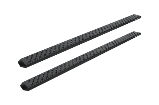 Raptor 2101-0052BT Chevy Silverado 2500HD/3500HD 2020-2025 6.5" Sawtooth Slide Track Running Boards Black Textured Aluminum