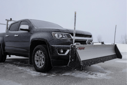 Access 80660 SnowSport HD truck snow plow built for residential snow plow use, a durable snow plow attachment for trucks and half-ton pickups, perfect for home snow removal