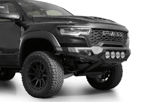 ADD F630014110103 Bomber front bumper for Dodge Ram 1500 RHO 2025 – a heavy-duty aftermarket bumper for custom truck front ends and off-road durability