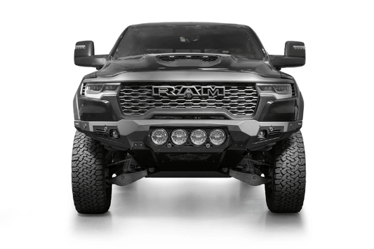 ADD F630014110103 Bomber front bumper for Dodge Ram 1500 RHO 2025 – a heavy-duty aftermarket bumper for custom truck front ends and off-road durability