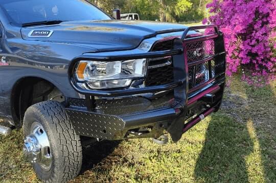 Ram truck side view