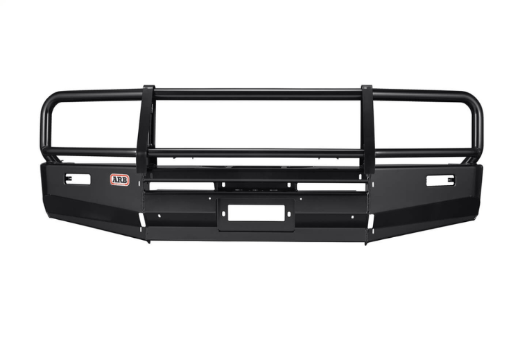ARB 3413050B Toyota Land Cruiser 1998-2001 Deluxe Front Bumper 100 Series Winch Ready with Grille Guard, Black Powder Coat Finish