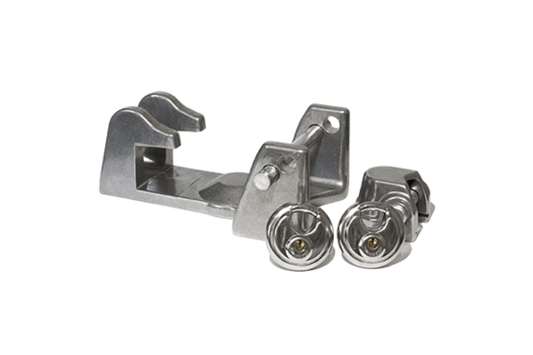 Blaylock TL-53 Complete Gooseneck Lock Kit with Padlocks, featuring a heavy-duty gooseneck coupler lock and gooseneck hitch lock for trailer security.