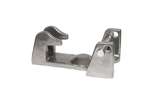 Durable Blaylock TL-50 Gooseneck Coupler Lock installed on trailer for heavy-duty security
