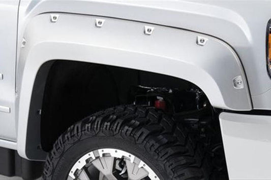 Bushwacker 40133-02 GMC Sierra 2500HD/3500HD 2015-2019 Front Pocket Style Fender Flares