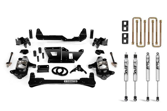 Cognito 110-P0785 Chevy Silverado 2500HD/3500HD 2001-2010 4" Standard Lift Kit with Fox PS 2.0 IFP Shocks