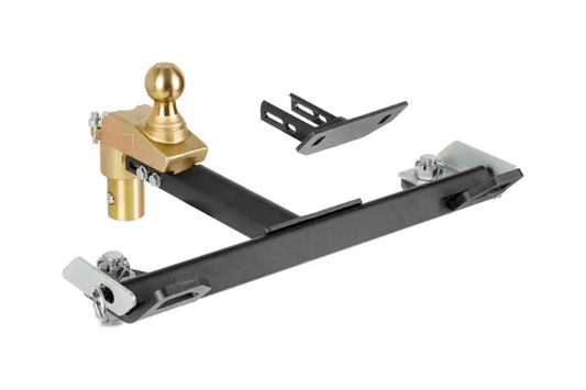 Reliable CURT Puck System Gooseneck Ball 60663 with 4-inch offset, designed for 2013-2024 Ram 2500/3500 HD to handle demanding towing needs with confidence