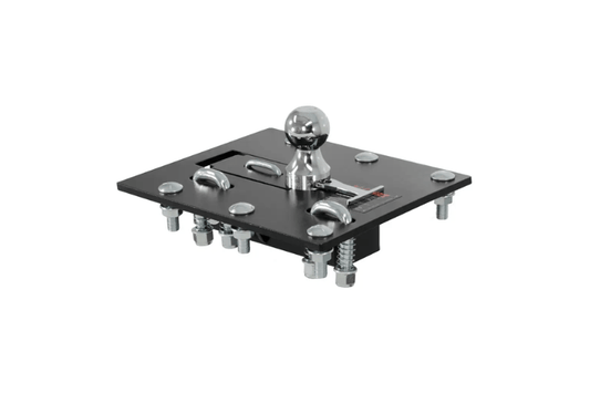 CURT folding ball gooseneck hitch over-bed 61052 for 2011-2016 Ford F450 Super Duty, heavy-duty and durable towing solution with fold-away design