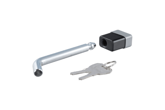 Curt Receiver Lock 23021, a durable trailer hitch lock and hitch receiver lock designed to secure your trailer and prevent theft during towing.