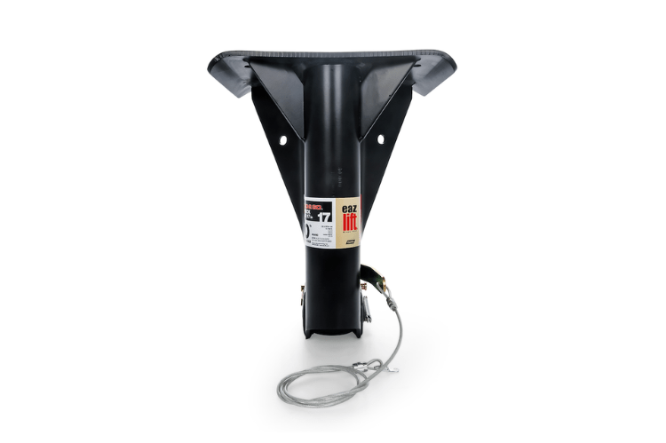 Eaz Lift 48490 17-Inch Gooseneck Adapter for Fifth Wheel Towing – Heavy-Duty Gooseneck Hitch Conversion for Secure Trailer Hauling