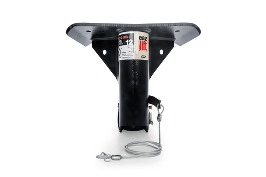 Eaz Lift Gooseneck Adapter 48500 – 12-inch heavy-duty gooseneck hitch adapter for fifth wheel trailers, designed for secure towing