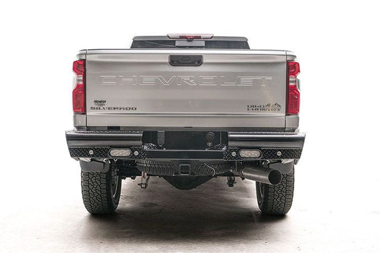 Fab Fours Black Steel CH20-T4950-1 Chevy Silverado 2500HD/3500HD 2020-2024 Rear Bumper